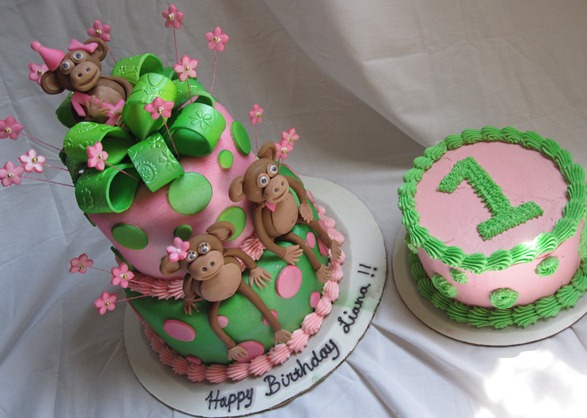 animal themes birthday cakes