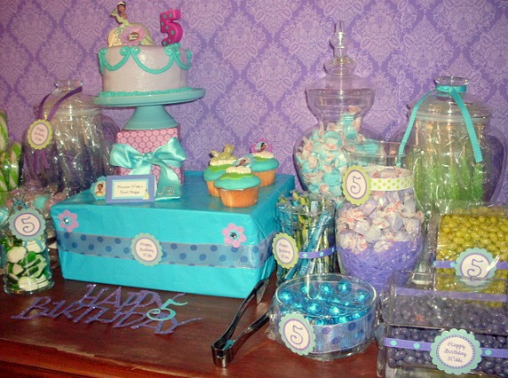 candy party buffet