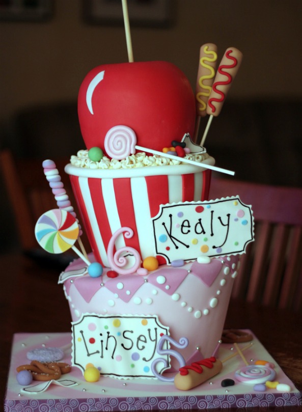 candy party cake