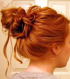 Quinceanera Messy Bun Hairstyles