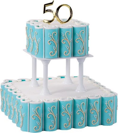 50 gold cake