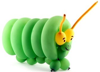 caterpillar balloon animal