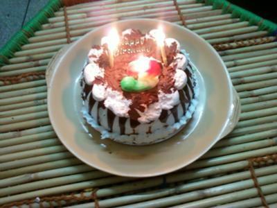 Blackberry Jam Birthday Cake