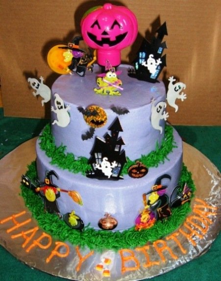 halloween birthday cakes
