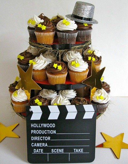 hollywood party cupcakes